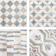 Миниатюра изображения товара Плитка Axima Либретто матовый орнамент (200x200, микс декор)