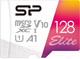 Миниатюра изображения товара Карта памяти Silicon Power Elite V10 128GB MicroSDXC + адаптер (SP128GBSTXBV1V20SP)
