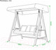 Миниатюра изображения товара Качели садовые OUTDOOR Бали OUT-0030 (графит)