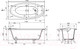 Миниатюра изображения товара Ванна из искусственного мрамора Эстет Venecia 170x80 Silk / ФР-00014527 (левый)