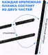 Миниатюра изображения товара Сушилка для белья Comfort Alumin Group Потолочная 7 прутьев Black Style Telescop 120-200см (алюминий)