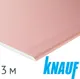 Миниатюра изображения товара Гипсокартон крупноформатный Knauf ГКЛ-DF-ПЛУК огнестойкий (3000x1200x12.5)