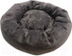 Миниатюра изображения товара Лежанка для животных Homepet Plush 84197 (52x52x14см, графит)