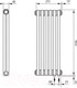 Миниатюра изображения товара Радиатор стальной Arbonia 2180/6 89 SF NIC C 006 (правый, нижнее подключение)