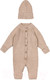 Миниатюра изображения товара Комбинезон для малышей Amarobaby Pure Love Tot / AB-OD22-PLT501/03-80 (бежевый, р. 80)