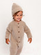 Миниатюра изображения товара Комбинезон для малышей Amarobaby Pure Love Tot / AB-OD22-PLT501/03-80 (бежевый, р. 80)