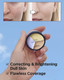 Миниатюра изображения товара Консилер The Saem Cover Perfection Triple Pot Concealer тон 04 Tone Up Beige