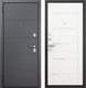 Миниатюра изображения товара Входная дверь Mastino F2 Family Eco PP черный муар металлик/оскуро/белый ларче (96x205, левая)