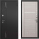 Миниатюра изображения товара Входная дверь Mastino T2 Trust Eco MP черный муар металлик/черный муар/бьянко ларче (86x205, правая)