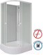 Миниатюра изображения товара Душевая кабина Niagara Promo P90/80/26R/MT/BK 90x80x195
