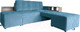 Миниатюра изображения товара Диван угловой Lama мебель Пингвин-2/20 левый (Glory Col 19)