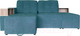 Миниатюра изображения товара Диван угловой Lama мебель Пингвин-2/20 правый (Glory Col 19)
