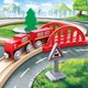 Миниатюра изображения товара Железная дорога игрушечная Hape Классический набор / E3793_HP