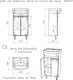 Миниатюра изображения товара Тумба под умывальник Айсберг Элегия 45 Классик без ящика
