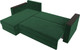Миниатюра изображения товара Диван угловой Лига Диванов Атланта Б/С левый / 117036L (велюр зеленый)