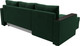 Миниатюра изображения товара Диван угловой Лига Диванов Атланта Б/С левый / 117036L (велюр зеленый)