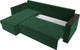 Миниатюра изображения товара Диван угловой Лига Диванов Атланта Б/С левый / 117036L (велюр зеленый)