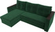 Миниатюра изображения товара Диван угловой Лига Диванов Атланта Б/С левый / 117036L (велюр зеленый)
