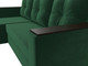 Миниатюра изображения товара Диван угловой Лига Диванов Атланта Б/С левый / 117036L (велюр зеленый)
