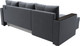 Миниатюра изображения товара Диван угловой Лига Диванов Атланта Б/С левый / 117038L (велюр серый)