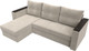 Миниатюра изображения товара Диван угловой Лига Диванов Атланта Б/С левый / 117041L (микровельвет бежевый)