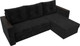 Миниатюра изображения товара Диван угловой Лига Диванов Атланта Б/С правый / 117040 (велюр черный)