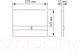 Миниатюра изображения товара Кнопка для инсталляции Berges Novum F4 Soft Touch 040054