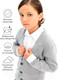 Миниатюра изображения товара Пиджак детский Amarobaby Pure Love School / AB-OD23-PLS30/11-140 (р.140, серый)