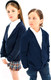 Миниатюра изображения товара Пиджак детский Amarobaby Pure Love School / AB-OD23-PLS30/20-140 (р.140, синий)