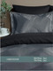 Миниатюра изображения товара Комплект постельного белья Buenas Noches Сатин Жаккард Евро / 49186 (серый)