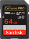Миниатюра изображения товара Карта памяти SanDisk Extreme PRO SDXC 64GB (SDSDXXU-064G-GN4IN)