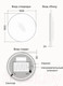 Миниатюра изображения товара Зеркало Emze Led Motion 90 / LED.90.90.MOTION.AF.4K (c подсветкой, с антизапотеванием и бесконтактное включение)