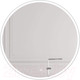 Миниатюра изображения товара Зеркало Emze 70 / LED.UV.70.70.BEL (белый с УФ-окантовкой и подсветкой)