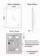 Миниатюра изображения товара Зеркало Emze 60x90 / LED.60.90.4K (с подсветкой)