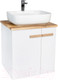 Миниатюра изображения товара Тумба под умывальник Viant Мюнхен / VMUN60NBEL-T2ST (белый)