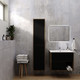 Миниатюра изображения товара Тумба под умывальник Viant Люксембург Элина 75 / VLUX75ELCH-T2YP (черный)