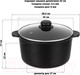 Миниатюра изображения товара Кастрюля Elan Gallery Гармония вкуса / 120668 (черный оникс)