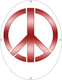 Миниатюра изображения товара Трафарет для струн теннисной ракетки Tourna Fun Schablone Peace PEACE-S