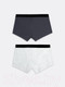 Миниатюра изображения товара Комплект мужских трусов Mark Formelle 411124-2 (р.98-108, светло-серый меланж/графит)