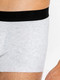 Миниатюра изображения товара Комплект мужских трусов Mark Formelle 411124-2 (р.98-108, светло-серый меланж/графит)