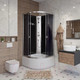 Миниатюра изображения товара Душевая кабина Niagara Eco E100/40/TN/BK 100x100x195