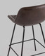 Миниатюра изображения товара Стул барный Stool Group Деймон полубарный / AV 463-Pch-08(PP) (экокожа коричневый)