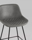 Миниатюра изображения товара Стул барный Stool Group Деймон полубарный / AV 463-Pg-08(PP) (экокожа серый)