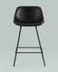 Миниатюра изображения товара Стул барный Stool Group Деймон полубарный / AV 463-Pb-08(PP) (экокожа черный)