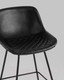 Миниатюра изображения товара Стул барный Stool Group Деймон полубарный / AV 463-Pb-08(PP) (экокожа черный)