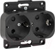 Миниатюра изображения товара Розетка EKF PROxima Стокгольм / EYR16-128-20 (черный)