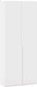 Миниатюра изображения товара Шкаф ТриЯ Порто СМ-393.07.223 с 2 глухими дверями (белый жемчуг/белый софт)