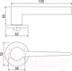 Миниатюра изображения товара Ручка дверная Code Deco Slim H-40137-A-NISM