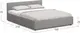 Миниатюра изображения товара Двуспальная кровать Moon Family 1250 / К004344