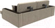 Миниатюра изображения товара Диван угловой Лига Диванов Брюссель правый / 29386 (микровельвет бежевый)